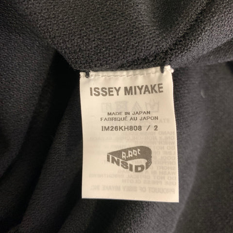 ISSEY MIYAKE Size M Black Nylon Blend IM26KH808 Tunic Knee-Length Dress