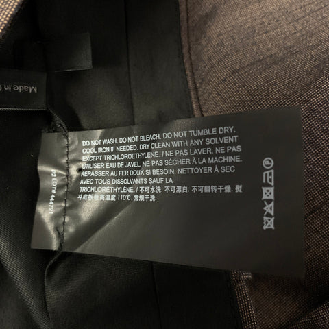 THEORY Size 31 Brown Black Heather Wool Blend Dress Pants