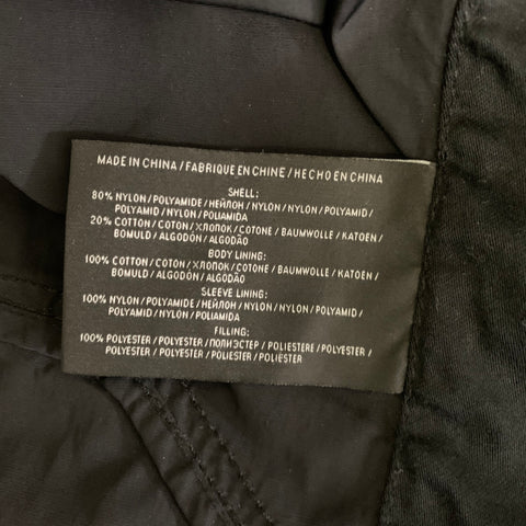 RALPH LAUREN Size L Black 0200011323 0553907 Textured Nylon cotton Jacket