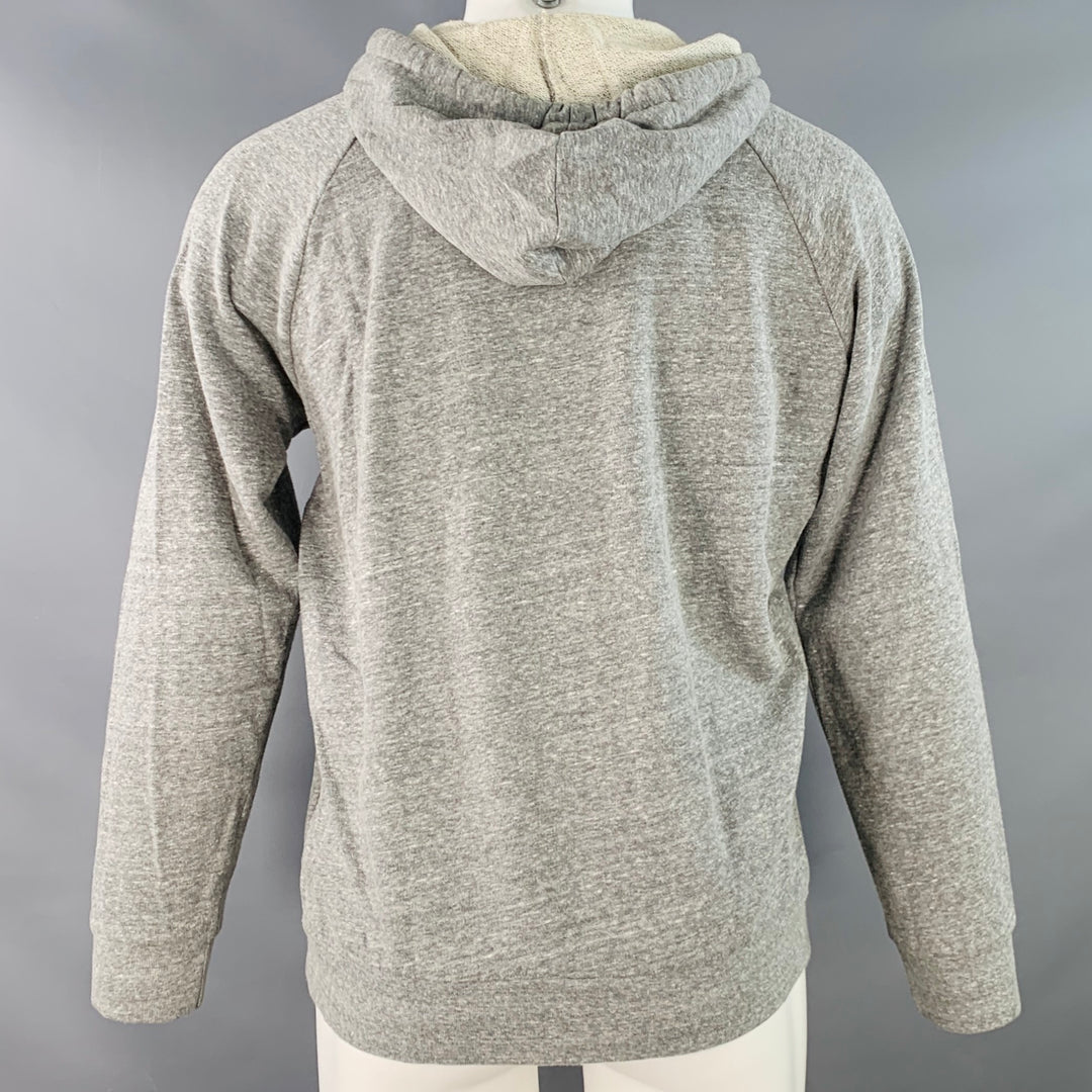 OUR LEGACY Size S Grey Heather Cotton Blend Hoodie Sweatshirt
