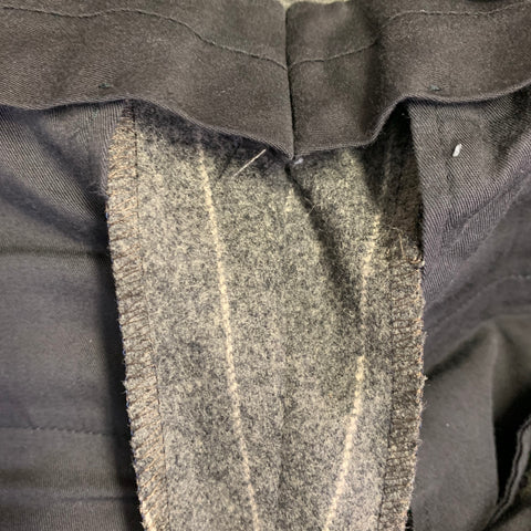 Costume POLO by RALPH LAUREN Taille 38 Coupe classique Gris Rayures craie Revers crantés