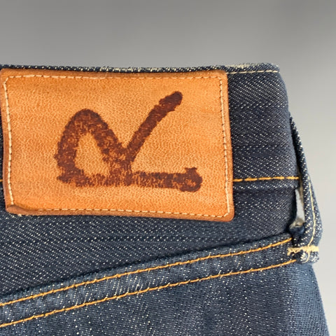 45rpm 2017 Size 38 Indigo Organic Cotton Straight Selvedge Jeans