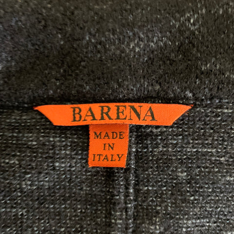BARENA Size 44 Navy Knit Wool Cotton Sport Coat