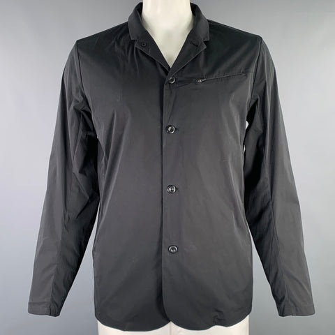 Veste VOLLEBAK Taille XL Mélange Coton Noir Poches Zippées
