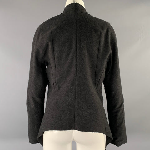 A'BOUT Size S Dark Grey Cashmere Heather Cardigan Jacket