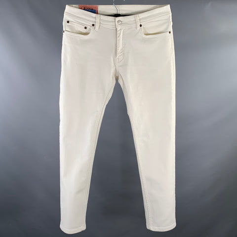 Jean en coton mélangé crème ACNE taille 32