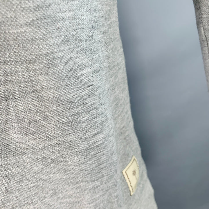 SCOTCH AND SODA Size M Grey Heather Cotton Blend Hooded Sweatshirt