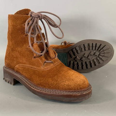 POLO COUNTRY by RALPH LAUREN Size 6.5 Brown Leather W 7001085-204 Suede Boots