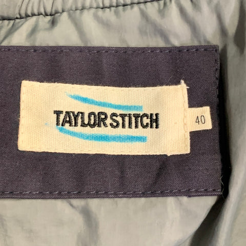 TAYLOR STITCH Size M Navy Quilted Waxed Cotton Jacket
