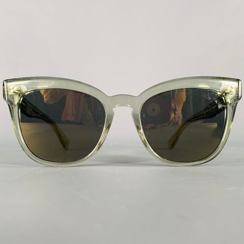OLIVER PEOPLES Marianela Grey Clear Acetate Sunglasses