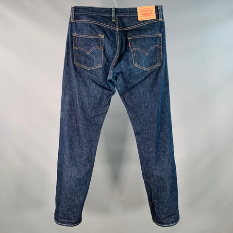 LEVI STRAUSS Size 33 Blue Cotton Straight Selvedge Jeans