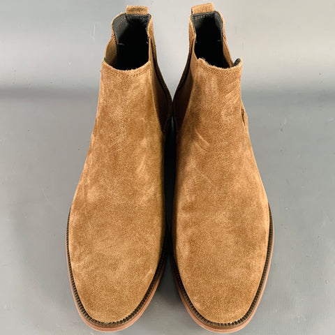 NORDSTROM Size 9 Lawrence Brown Suede Ankle Chelsea Boots