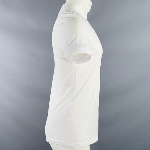 T-shirt PAUL SMITH taille M en coton blanc à col rond