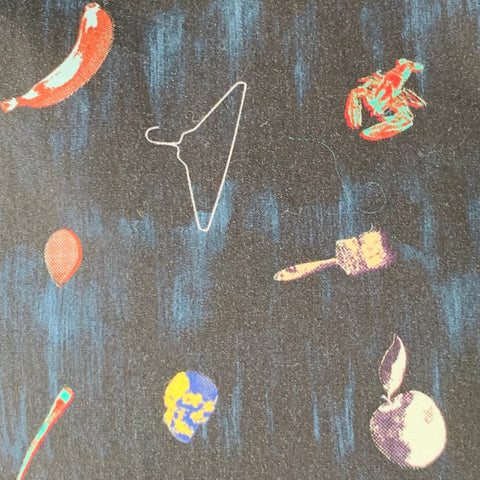 PS by PAUL SMITH Taille L Noir Multicolore Imprimé Graphique Coton Chemise Manches Longues