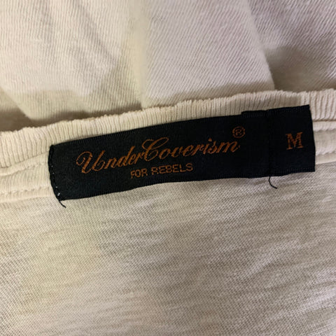UNDERCOVERISM Size M Beige Black Giraffe Cotton Crew Neck T shirt