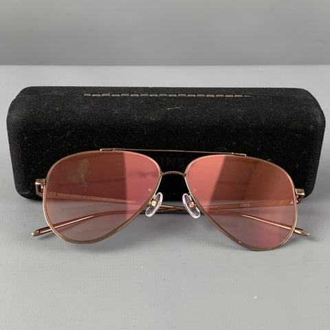 JINS Gold Rose Metal Sunglasses