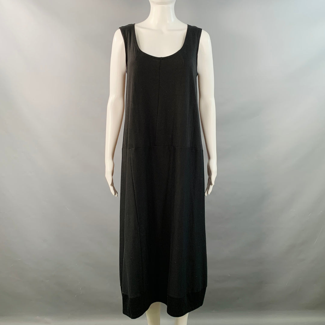 COMME des GARCONS Vintage 1992 Size M Black Cotton Tank Dress