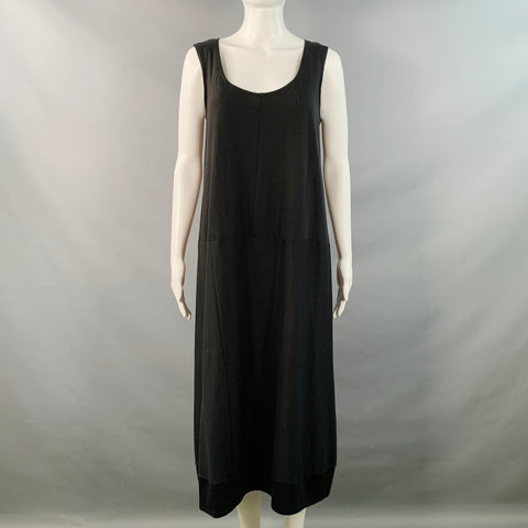 COMME des GARCONS Vintage 1992 Size M Black Cotton Tank Dress