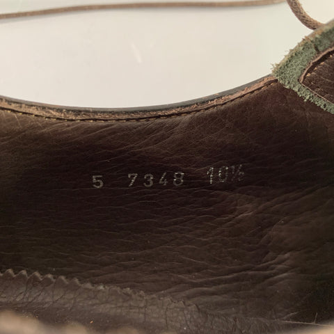 TO BOOT NY Size 10.5 Dark Brown Leather Derby Lace-Up Shoes