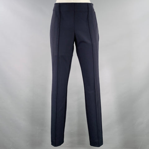 LAFAYETTE 148 Size 4 Navy Polyamide Blend Side Zipper Dress Pants