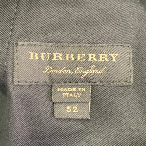BURBERRY Taille 36 Pantalon de Costume Fuselé à Carreaux Noir et Blanc en Laine et Mohair à Pattes Latérales