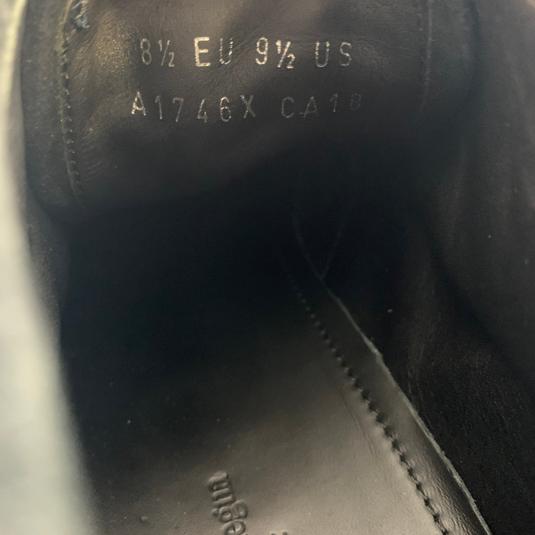 ERMENEGILDO ZEGNA Size 9.5 Navy Suede Chukka Boots