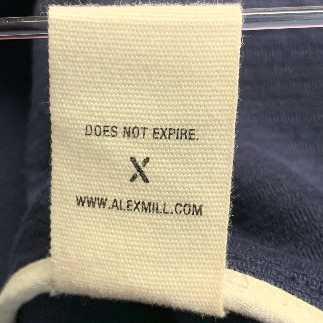 ALEX MILL Size XL Navy Corduroy Cotton Notch Lapel Sport Coat