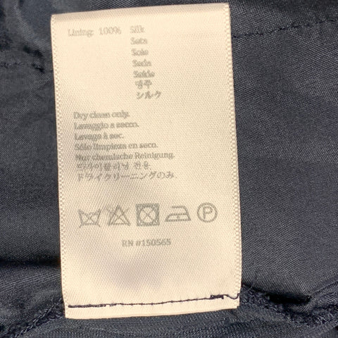 SIES MARJAN Size 34 Navy Corduroy Silk Cotton Zip Fly Casual Pants