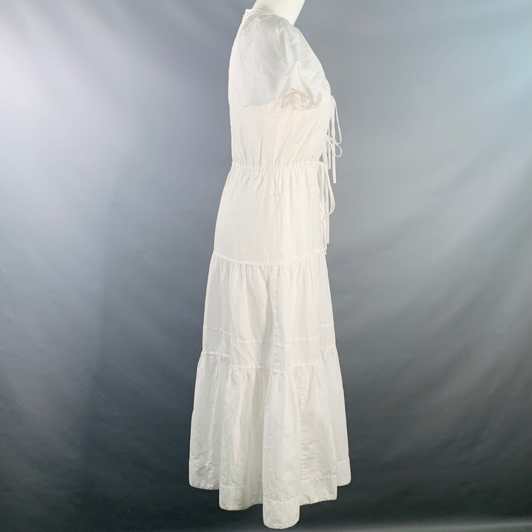 chinese dress ladies Women Linen Loose Drawstring Waist Dress– FantasyLinen main image 1