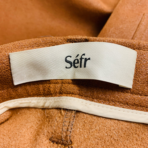 SEFR Size 36 Camel Polyester Blend 5 Pocket Casual Pants