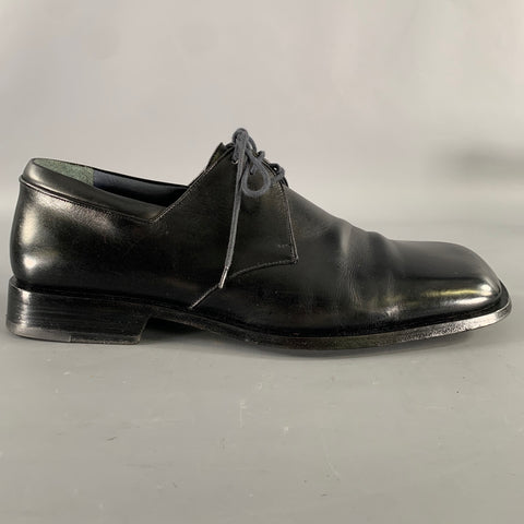 MAGLI by BRUNO MAGLI Size 9 Black Leather Square Toe Loafers