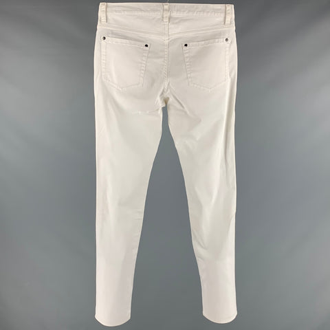 JOHN VARVATOS Taille 30 Jean élasthanne coton blanc cassé