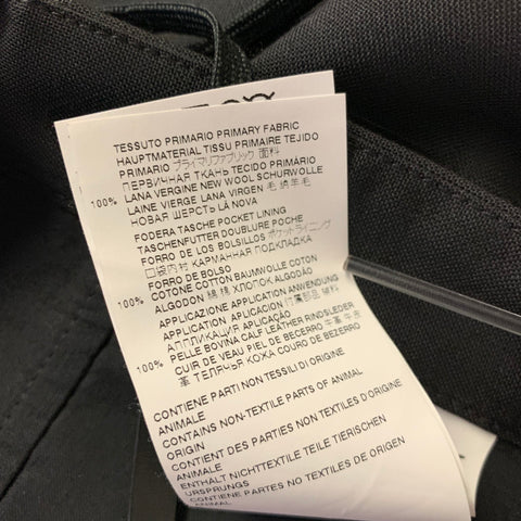 MAISON MARGIELA Size 36 Black Wool Relax Casual Pants