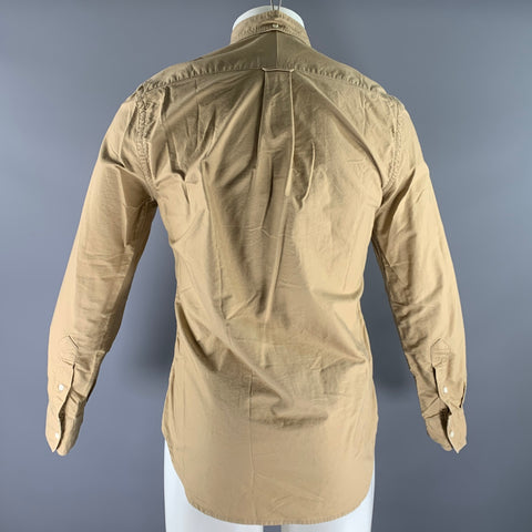 GITMAN VINTAGE Size S Khaki Cotton Button Down Long Sleeve Shirt