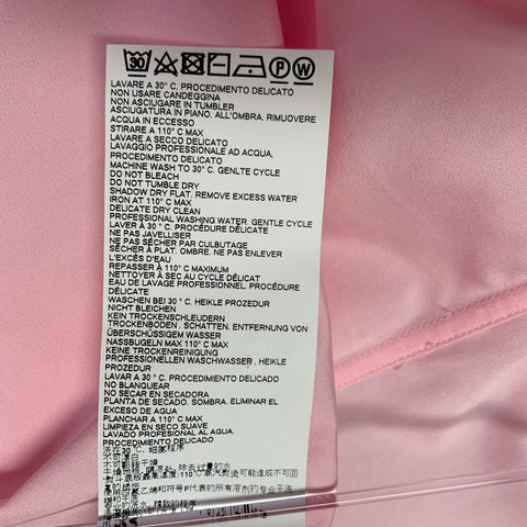 DSQUARED2 2019 Size M Pink Cotton Button Up Long Sleeve Shirt