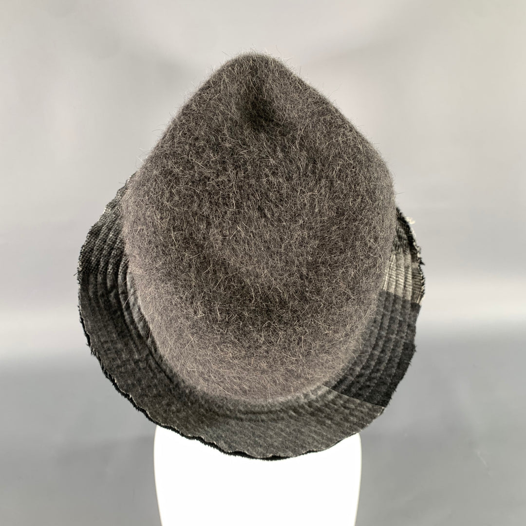 ALBERTUS SWANEPOEL Grey Navy Felt Hats