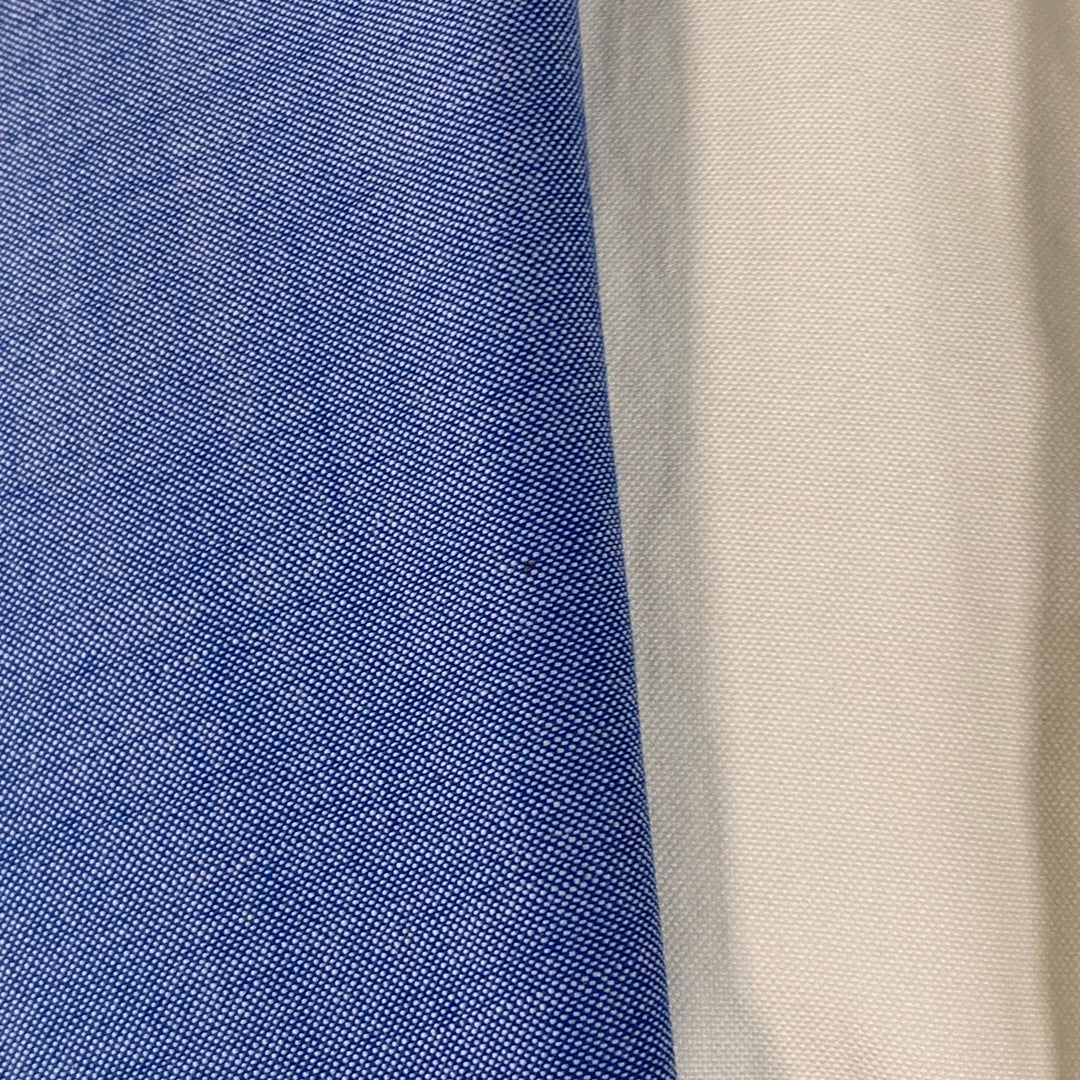 VIKTOR & ROLF Size 42 Blue Virgin Wool Peak Lapel Sport Coat