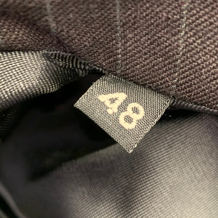 CoSTUME NATIONAL Size 38 Brown Grey Pinstripe Wool Single Button Suit