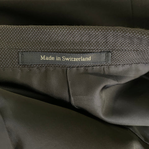 ERMENEGILDO ZEGNA Chest Size 40 Navy Solid Wool Double Breasted 32 31 Suit