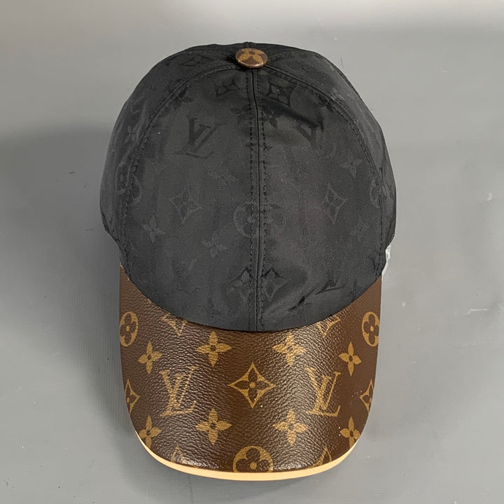 LOUIS VUITTON M76528 Logo Lambskin Silk Blend Hat