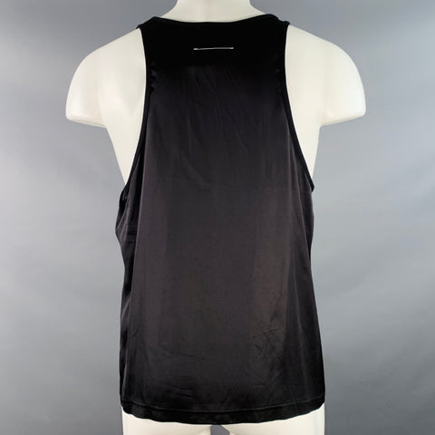 MM6 MAISON MARGIELA Size 38 Black Sleeveless Crew Neck Tank Top
