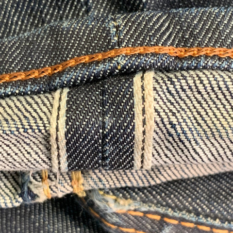 DIESEL Size 30 Blue Distressed Cotton Blend Zip Fly Jeans