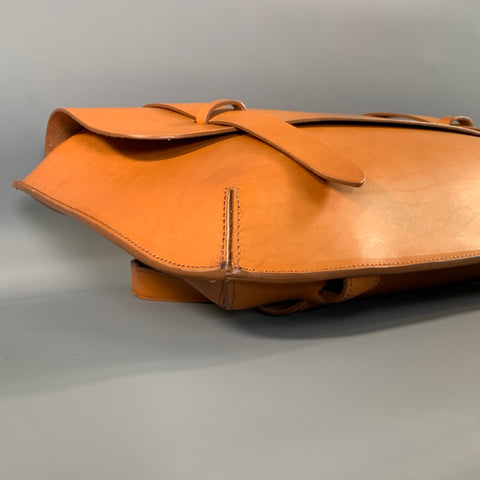 INFINITY FIRENZE Brown Leather Briefcase Bag