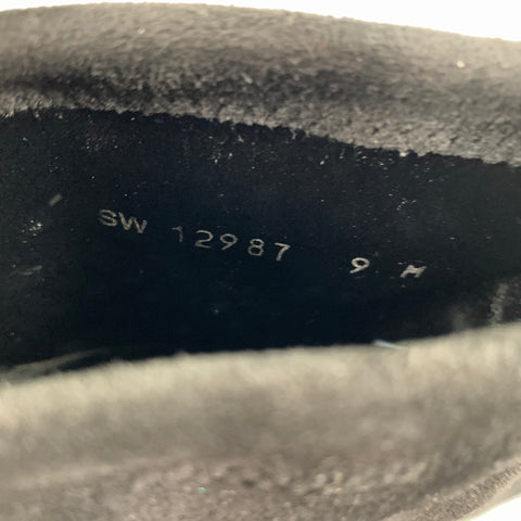 STUART WEITZMAN Size 9 Black Suede Chelsea Boots