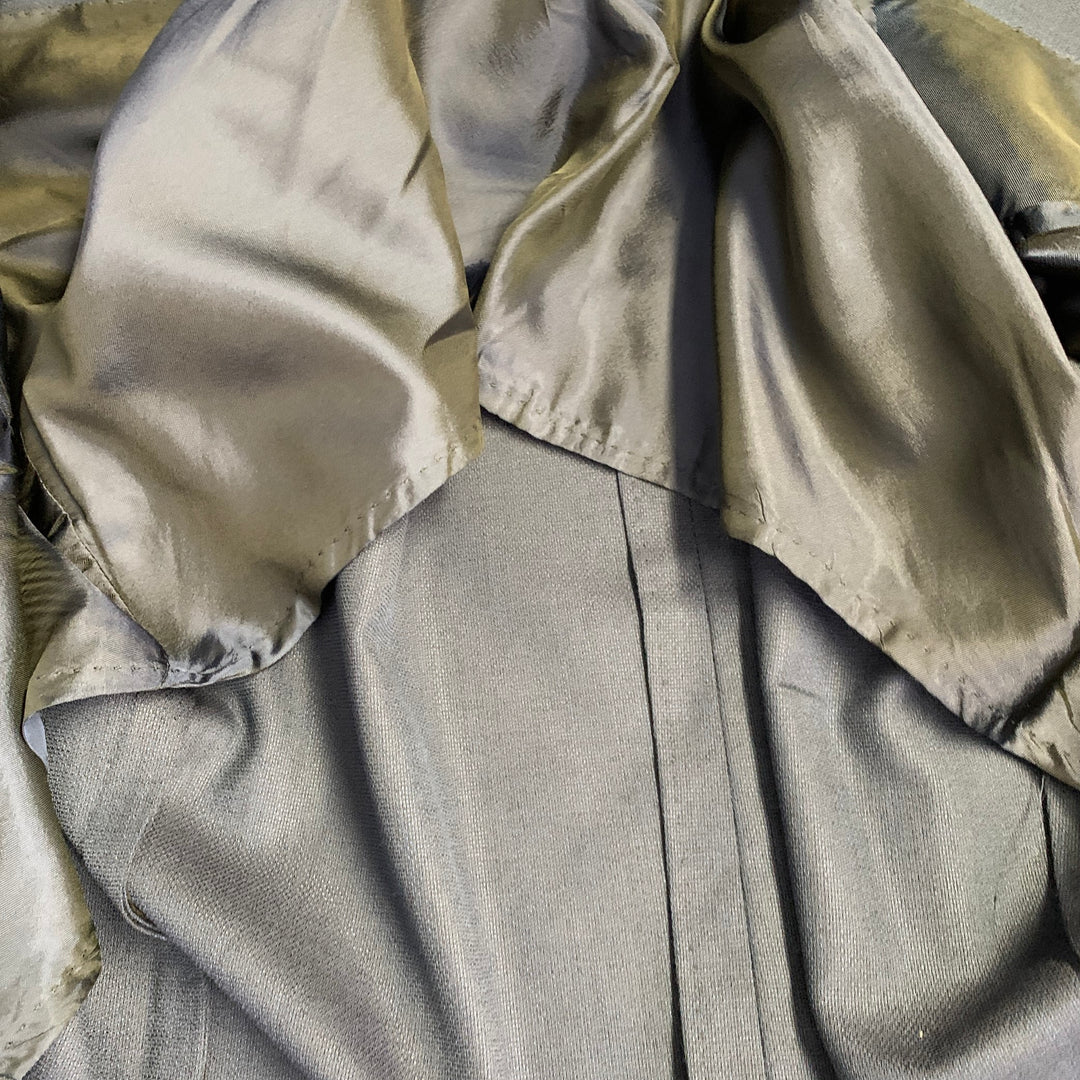 SARTORIO Size 44 Regular Navy Wool Notch Lapel Sport Coat