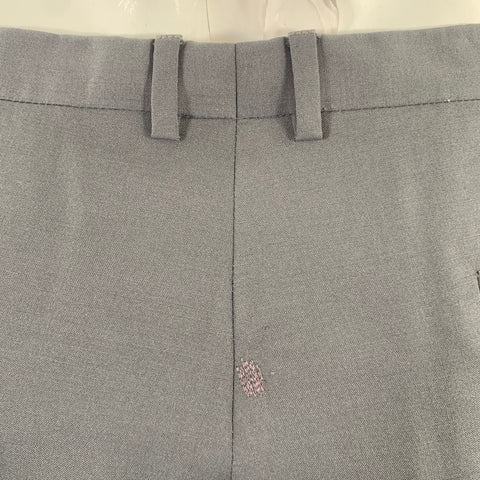 JIL SANDER Chest Size 42 Black Heather Wool Button Fly 38 34 Suit