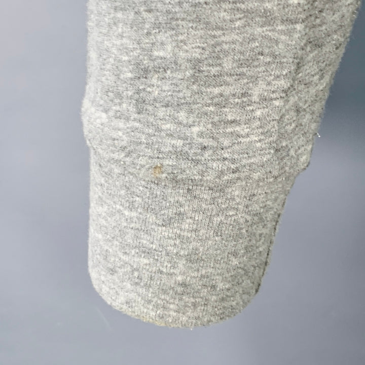 OUR LEGACY Size S Grey Heather Cotton Blend Hoodie Sweatshirt