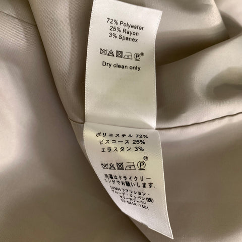 CELINE Size S Tan Polyester Blazer Jacket Indoor Blazer