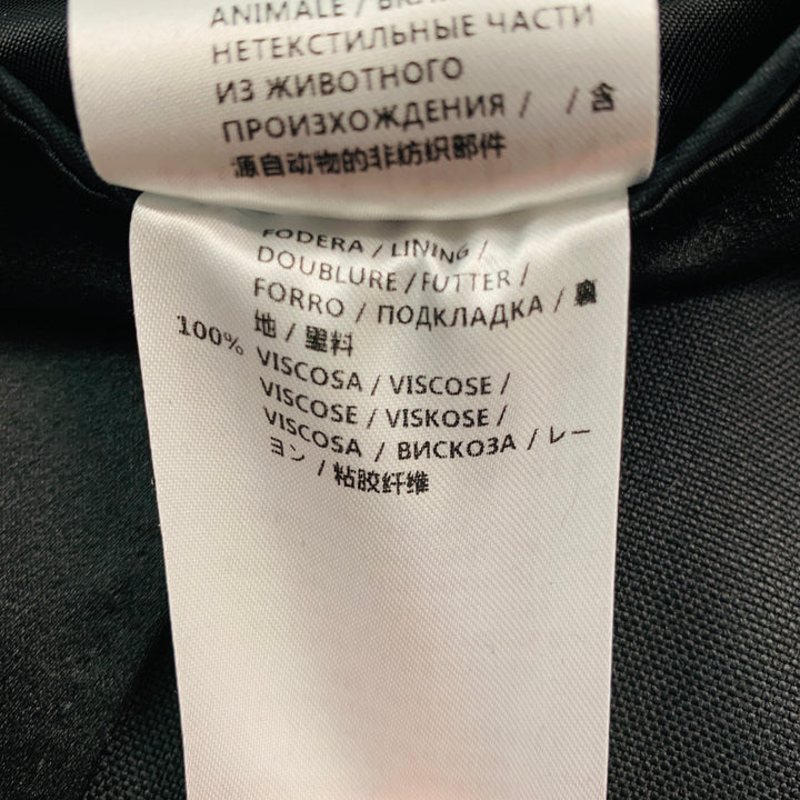 ALEXANDER MCQUEEN Size 38 Black Studded Wool Mohair Sport Coat