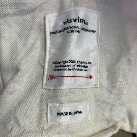 VISVIM Size L Hakama Olive Green Cotton Pleated Belted Button Fly Dress Pants